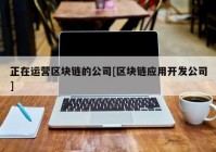 正在运营区块链的公司[区块链应用开发公司]